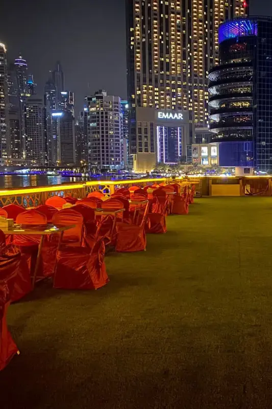 Dubai Marina Dinner Dhow Cruise at Ocean Empress